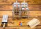 Stainless Steel Popsicle Molds & Rack – 6-Square Ice Pop Makers with 30 Bamboo Sticks, 12 Silicone Seals, Cleaning Brush & Rack – Eco-Friendly, BPA-Free DIY Frozen Treats